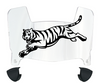 Cincinnati Bengals Retro Throwback Mini Football Helmet Visor Shield w/ Clips - PICK VISOR & LOGO COLOR