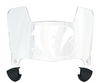 Cincinnati Bengals Mini Football Helmet Visor Shield w/ Clips - PICK VISOR & LOGO COLOR