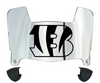 Cincinnati Bengals Mini Football Helmet Visor Shield w/ Clips - PICK VISOR & LOGO COLOR