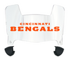 Cincinnati Bengals Mini Football Helmet Visor Shield w/ Clips - PICK VISOR & LOGO COLOR