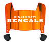 Cincinnati Bengals Mini Football Helmet Visor Shield w/ Clips - PICK VISOR & LOGO COLOR