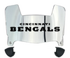 Cincinnati Bengals Mini Football Helmet Visor Shield w/ Clips - PICK VISOR & LOGO COLOR