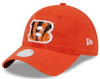 Cincinnati Bengals Swarovski Crystal Bling Womens New Era Adjustable Hat Orange