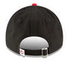 Cincinnati Reds Swarovski Crystal Bling Womens Black New Era Adjustable Hat
