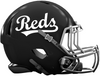 Cincinnati Reds Custom Concept Black Mini Riddell Speed Football Helmet