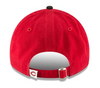 Cincinnati Reds Swarovski Crystal Bling Womens Red & Black New Era Adjustable Hat