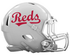 Cincinnati Reds Custom Concept White Mini Riddell Speed Football Helmet