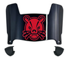 Cincinnati Bearcats Mini Football Helmet Visor Shield w/ Clips - PICK VISOR & LOGO COLOR
