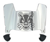 Cincinnati Bearcats Mini Football Helmet Visor Shield w/ Clips - PICK VISOR & LOGO COLOR