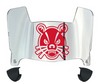 Cincinnati Bearcats Mini Football Helmet Visor Shield w/ Clips - PICK VISOR & LOGO COLOR