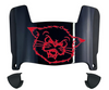 Cincinnati Bearcats Mini Football Helmet Visor Shield w/ Clips - PICK VISOR & LOGO COLOR