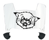 Cincinnati Bearcats Mini Football Helmet Visor Shield w/ Clips - PICK VISOR & LOGO COLOR