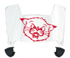 Cincinnati Bearcats Mini Football Helmet Visor Shield w/ Clips - PICK VISOR & LOGO COLOR