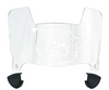 Cincinnati Bearcats Mini Football Helmet Visor Shield w/ Clips - PICK VISOR & LOGO COLOR