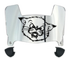 Cincinnati Bearcats Mini Football Helmet Visor Shield w/ Clips - PICK VISOR & LOGO COLOR