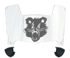 Cincinnati Bearcats Mini Football Helmet Visor Shield w/ Clips - PICK VISOR & LOGO COLOR