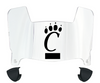 Cincinnati Bearcats Mini Football Helmet Visor Shield w/ Clips - PICK VISOR & LOGO COLOR