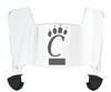 Cincinnati Bearcats Mini Football Helmet Visor Shield w/ Clips - PICK VISOR & LOGO COLOR