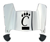 Cincinnati Bearcats Mini Football Helmet Visor Shield w/ Clips - PICK VISOR & LOGO COLOR
