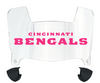 Cincinnati Bengals Limited Edition Mini Football Helmet Visor Shield w/ Clips - PICK VISOR & LOGO COLOR