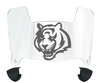Cincinnati Bengals Mini Football Helmet Visor Shield w/ Clips - PICK VISOR & LOGO COLOR