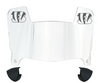 Cincinnati Bengals Mini Football Helmet Visor Shield w/ Clips - PICK VISOR & LOGO COLOR