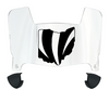 Cincinnati Bengals Mini Football Helmet Visor Shield w/ Clips - PICK VISOR & LOGO COLOR