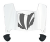 Cincinnati Bengals Mini Football Helmet Visor Shield w/ Clips - PICK VISOR & LOGO COLOR