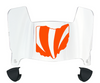 Cincinnati Bengals Mini Football Helmet Visor Shield w/ Clips - PICK VISOR & LOGO COLOR