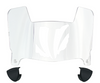 Cincinnati Bengals Mini Football Helmet Visor Shield w/ Clips - PICK VISOR & LOGO COLOR