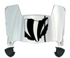 Cincinnati Bengals Mini Football Helmet Visor Shield w/ Clips - PICK VISOR & LOGO COLOR
