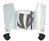 Cincinnati Bengals Mini Football Helmet Visor Shield w/ Clips - PICK VISOR & LOGO COLOR