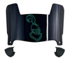 Clarkson Golden Knights Mini Football Helmet Visor Shield w/ Clips - PICK VISOR & LOGO COLOR