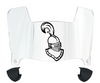 Clarkson Golden Knights Mini Football Helmet Visor Shield w/ Clips - PICK VISOR & LOGO COLOR