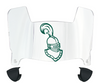 Clarkson Golden Knights Mini Football Helmet Visor Shield w/ Clips - PICK VISOR & LOGO COLOR