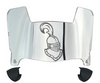 Clarkson Golden Knights Mini Football Helmet Visor Shield w/ Clips - PICK VISOR & LOGO COLOR