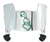 Clarkson Golden Knights Mini Football Helmet Visor Shield w/ Clips - PICK VISOR & LOGO COLOR