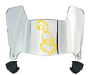 Clarkson Golden Knights Mini Football Helmet Visor Shield w/ Clips - PICK VISOR & LOGO COLOR