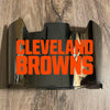 Cleveland Browns Full Size Football Helmet Visor Shield Silver Chrome Mirror w/ Clips - PICK LOGO COLOR