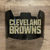 Cleveland Browns Full Size Football Helmet Visor Shield Black Dark Tint w/ Clips - PICK LOGO COLOR