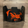 Cleveland Browns Full Size Football Helmet Visor Shield Black Dark Tint w/ Clips - PICK LOGO COLOR