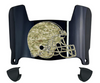 Cleveland Browns Limited Edition Mini Football Helmet Visor Shield w/ Clips - PICK VISOR & LOGO COLOR