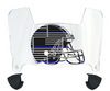 Cleveland Browns Limited Edition Mini Football Helmet Visor Shield w/ Clips - PICK VISOR & LOGO COLOR