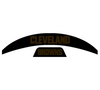 Cleveland Browns MIDI Mid Size SpeedFlex Football Helmet Front & Back Bumper Decal Set - Pick Color