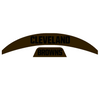 Cleveland Browns MIDI Mid Size SpeedFlex Football Helmet Front & Back Bumper Decal Set - Pick Color