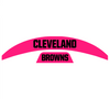 Cleveland Browns MIDI Mid Size SpeedFlex Football Helmet Front & Back Bumper Decal Set - Pick Color