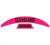 Cleveland Browns MIDI Mid Size SpeedFlex Football Helmet Front & Back Bumper Decal Set - Pick Color