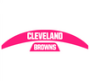 Cleveland Browns MIDI Mid Size SpeedFlex Football Helmet Front & Back Bumper Decal Set - Pick Color