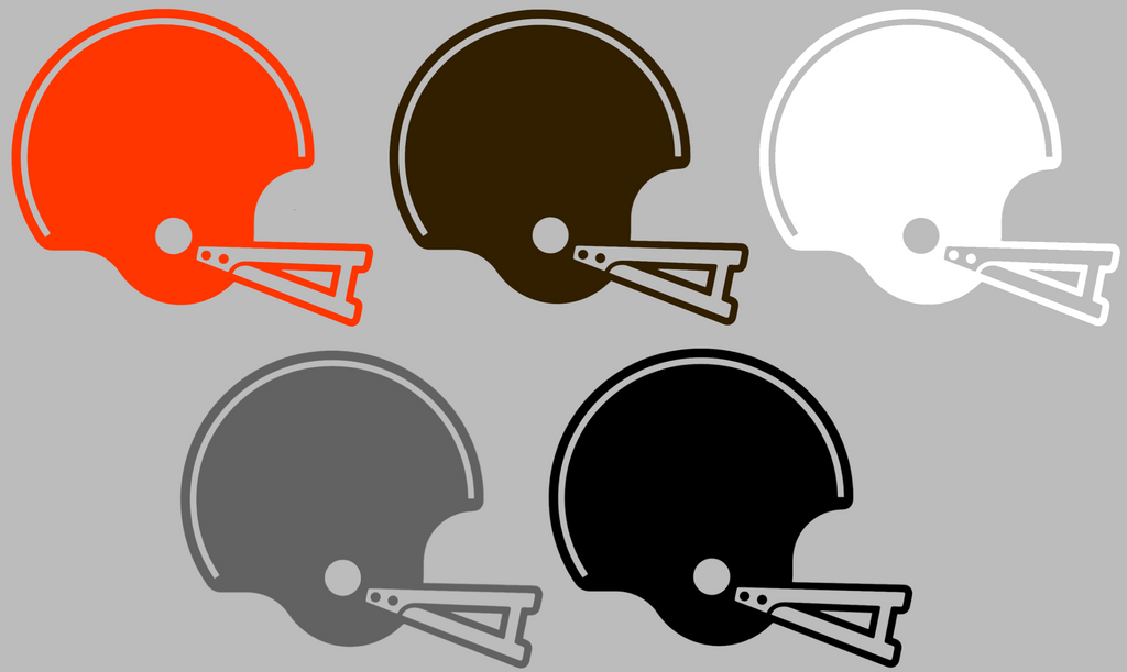 Cleveland Browns Retro Football Helmet Premium DieCut Vinyl Decal PICK COLOR & SIZE
