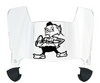 Cleveland Browns Retro Throwback Mini Football Helmet Visor Shield w/ Clips - PICK VISOR & LOGO COLOR
